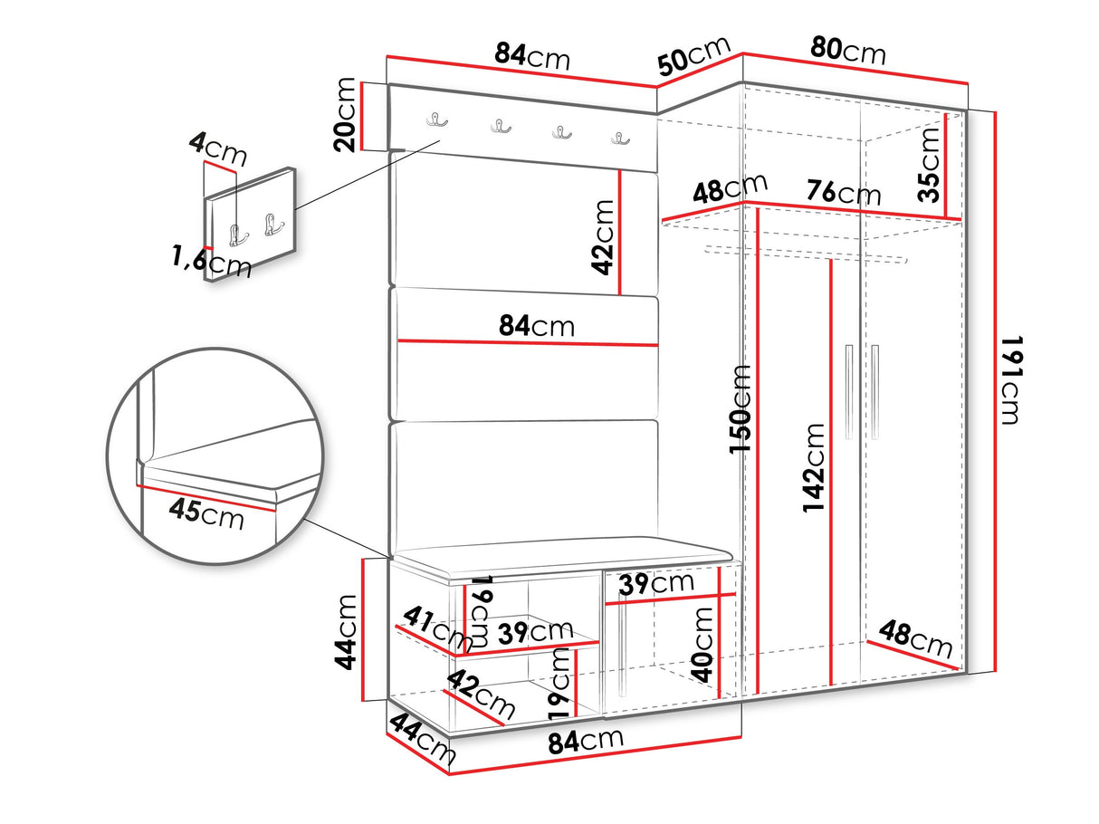 Priekšnama komplekts 597398
