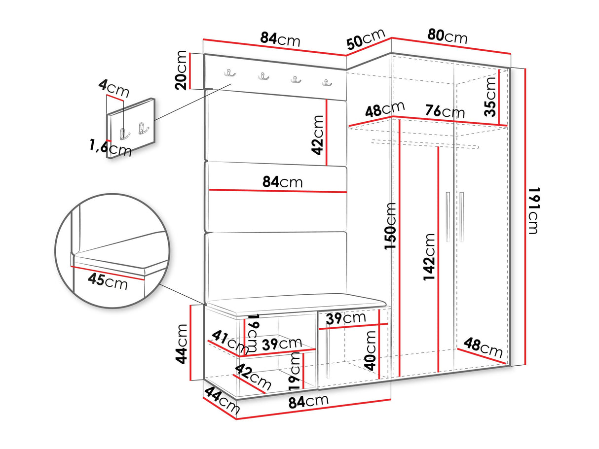 Priekšnama komplekts 597398