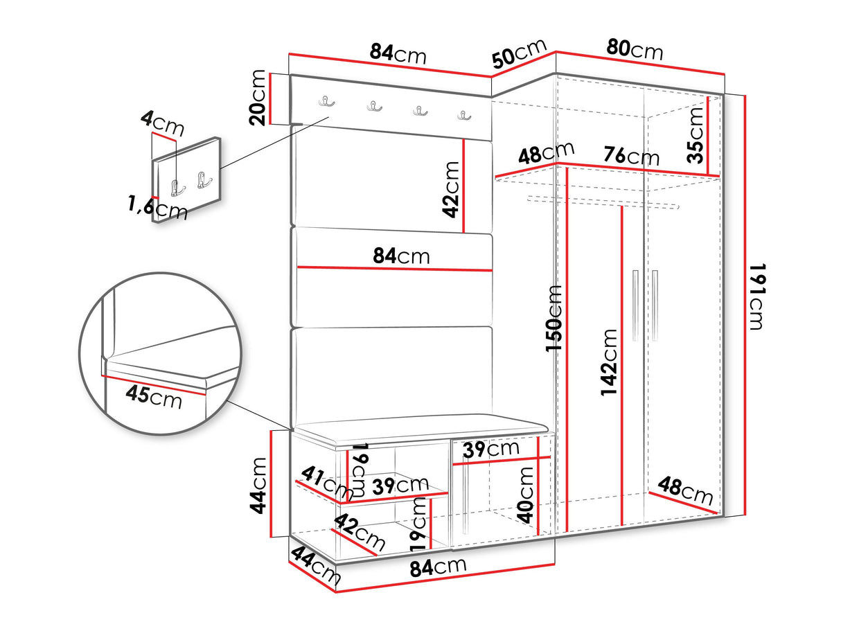 Priekšnama komplekts 597398