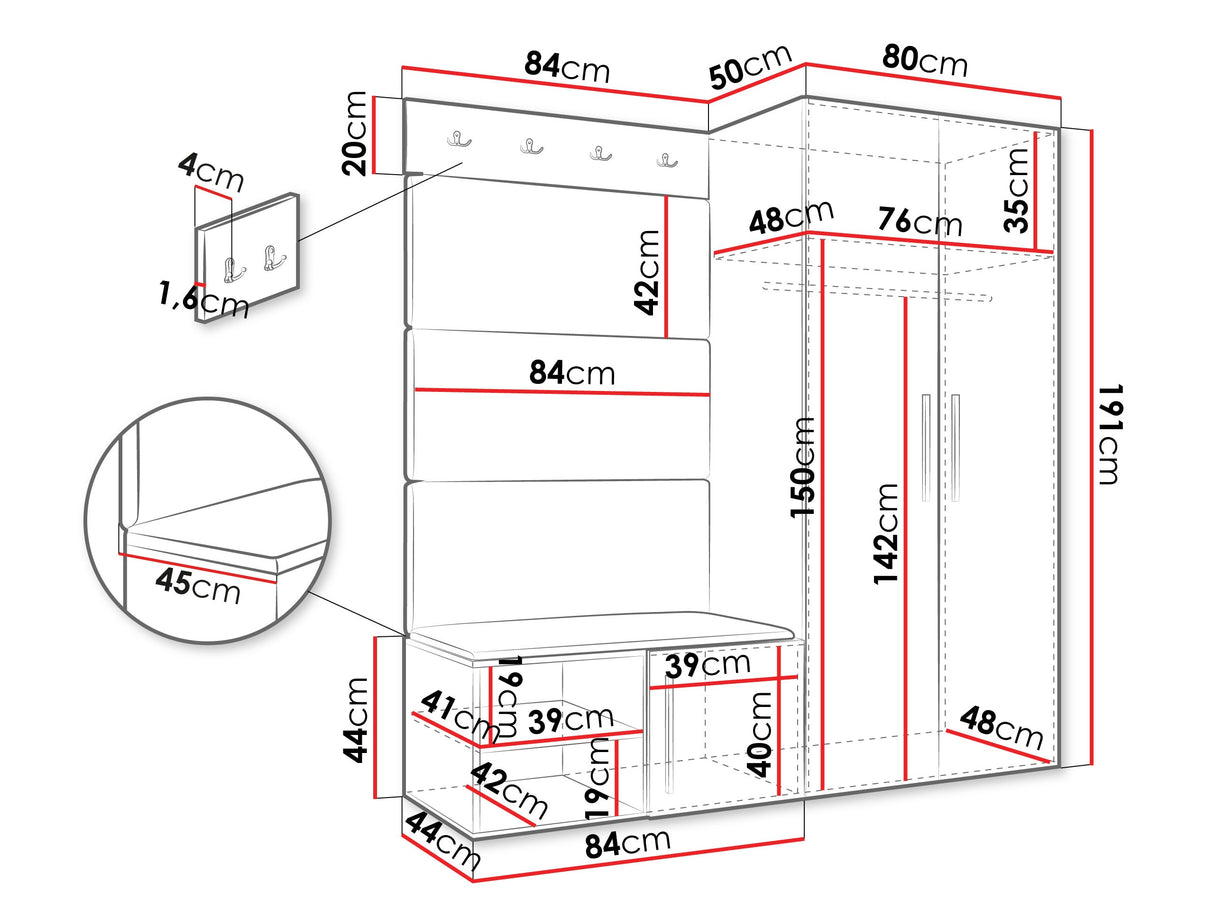 Priekšnama komplekts 597398