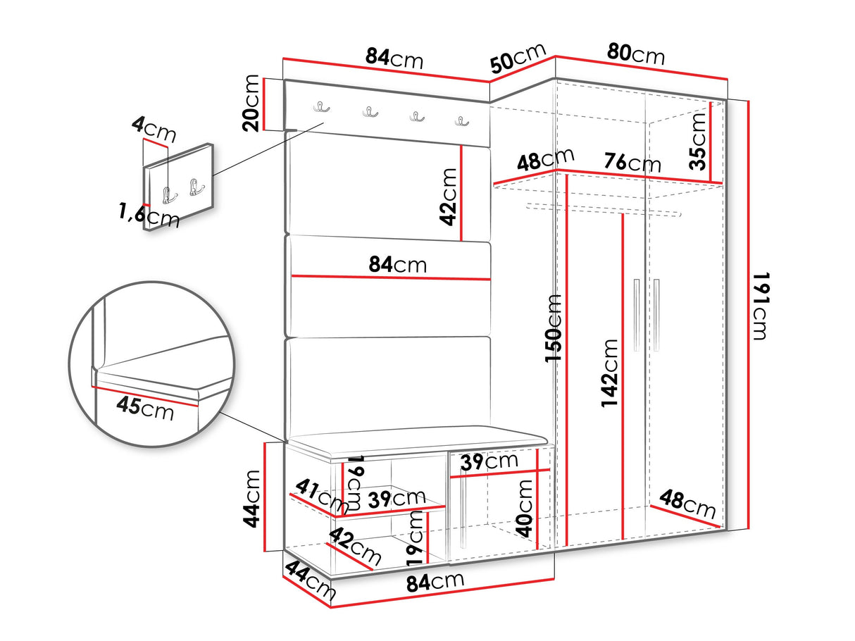 Priekšnama komplekts 597398