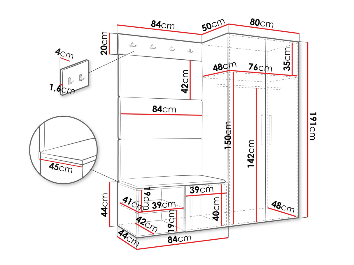 Priekšnama komplekts 597398