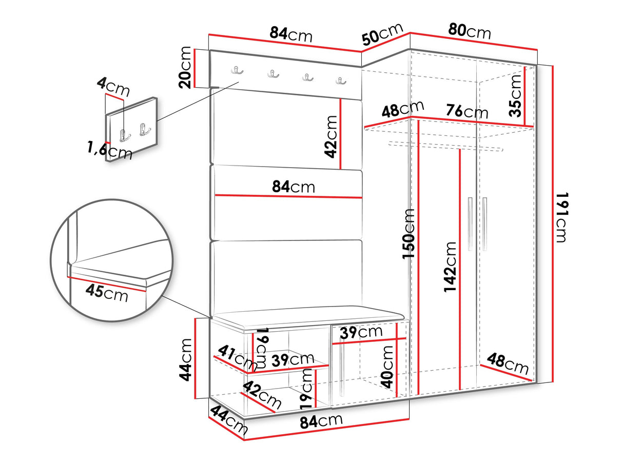 Priekšnama komplekts 597398
