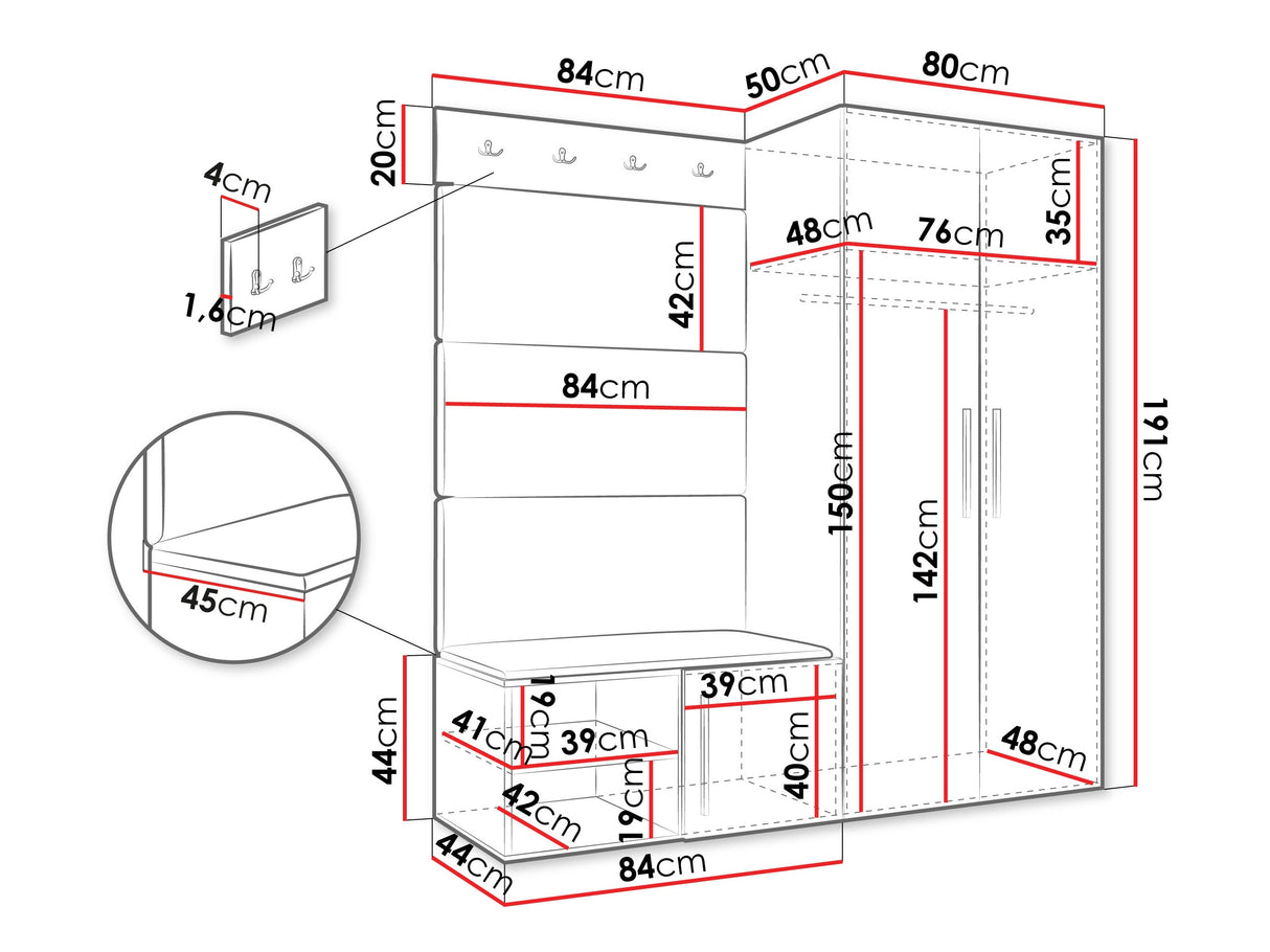 Priekšnama komplekts 597398