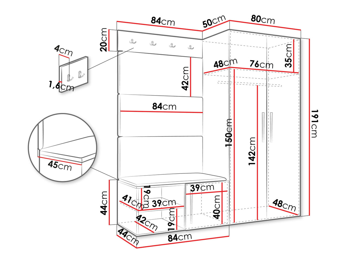 Priekšnama komplekts 597398