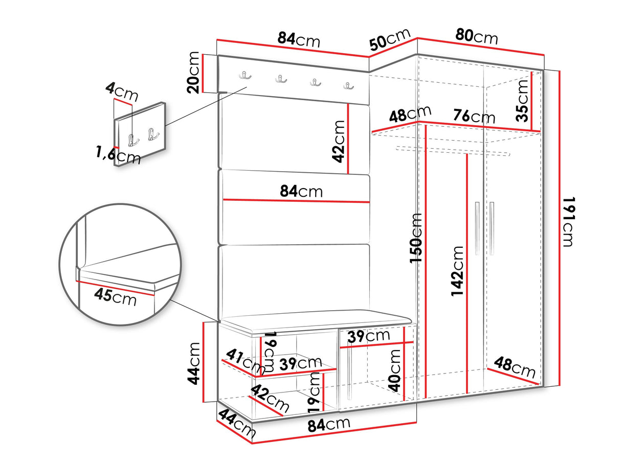 Priekšnama komplekts 597398