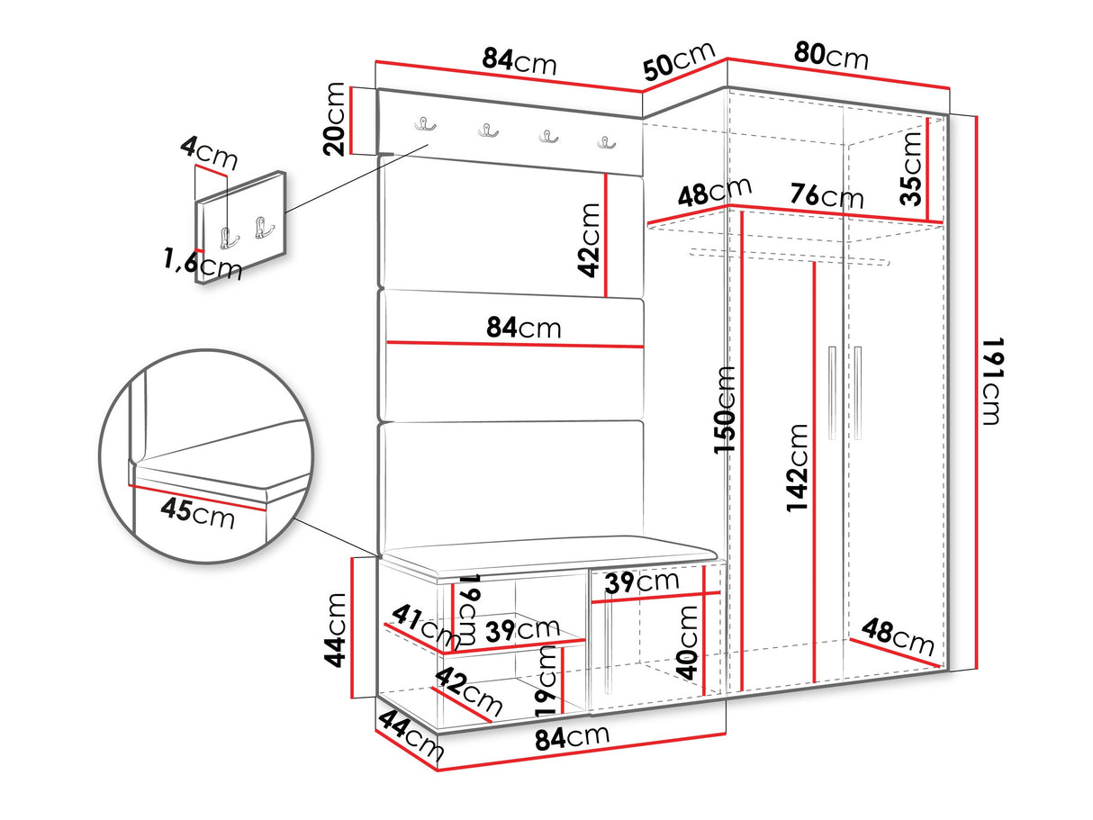 Priekšnama komplekts 597398