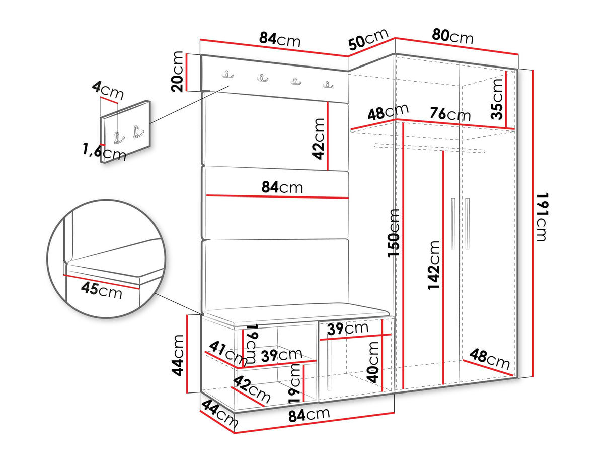 Priekšnama komplekts 597398
