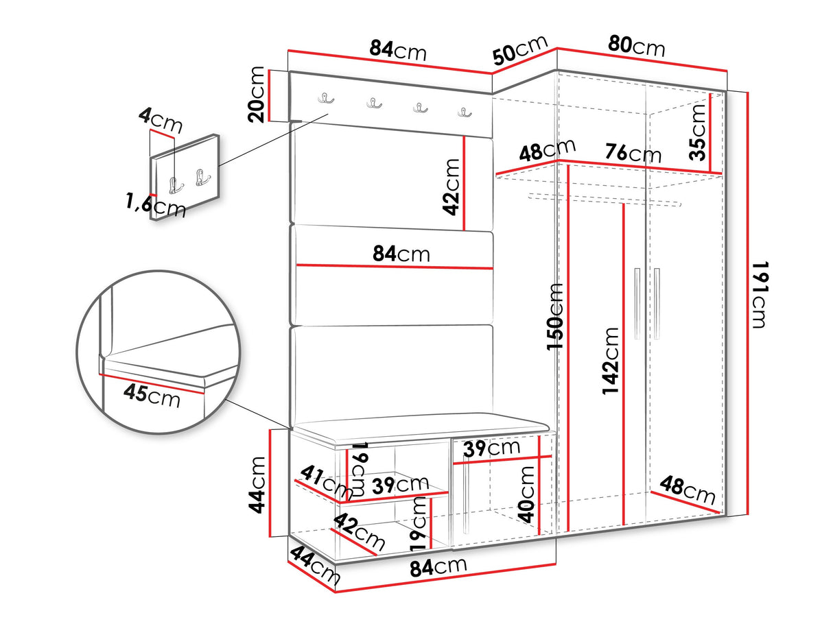 Priekšnama komplekts 597398
