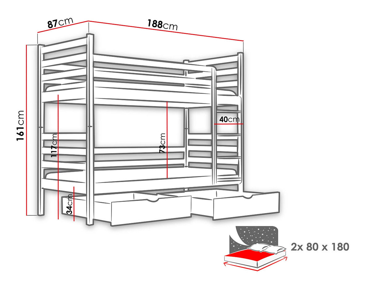 Divstāvu gulta 202819