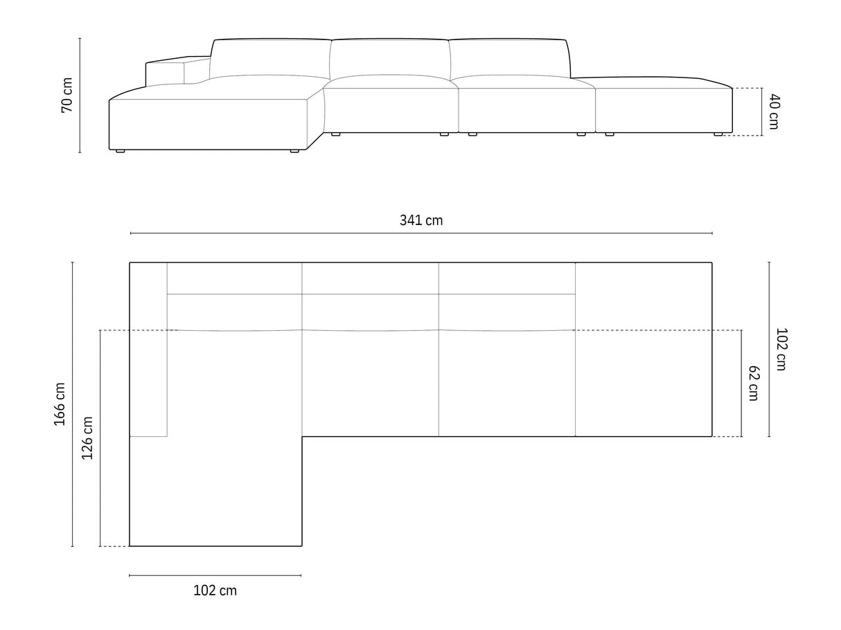 Stūra dīvāns 597661