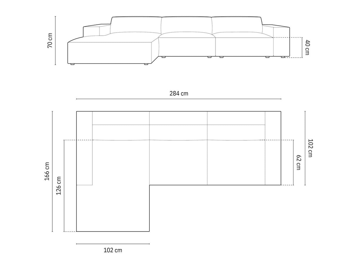 Stūra dīvāns 562707