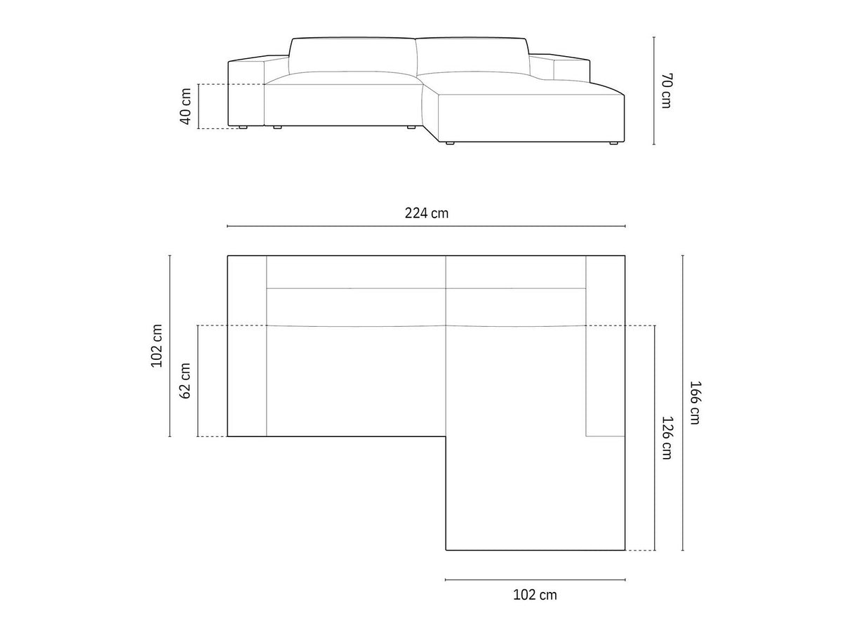 Stūra dīvāns 562601