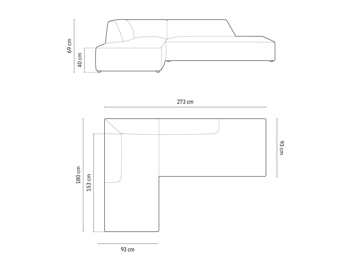 Stūra dīvāns 598395