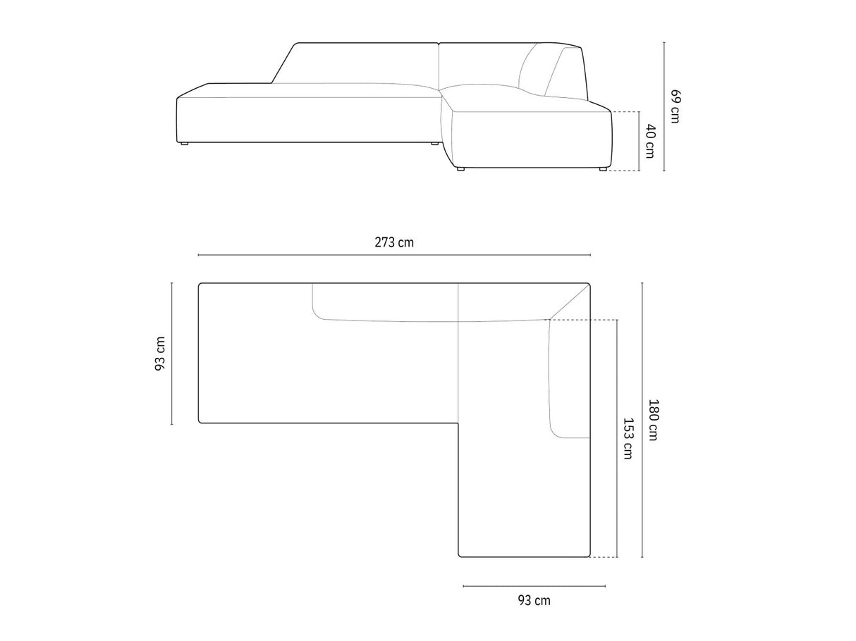 Stūra dīvāns 598395