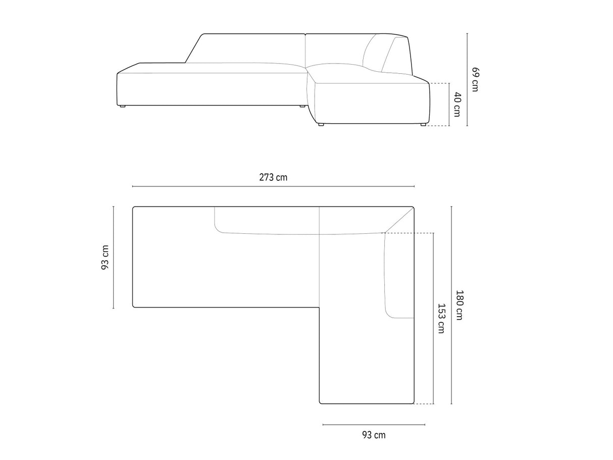 Stūra dīvāns 598395