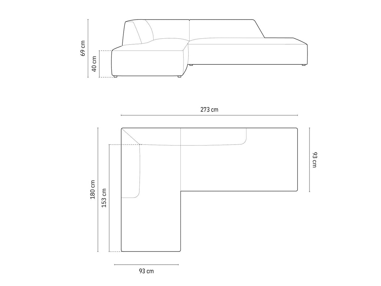 Stūra dīvāns 598395