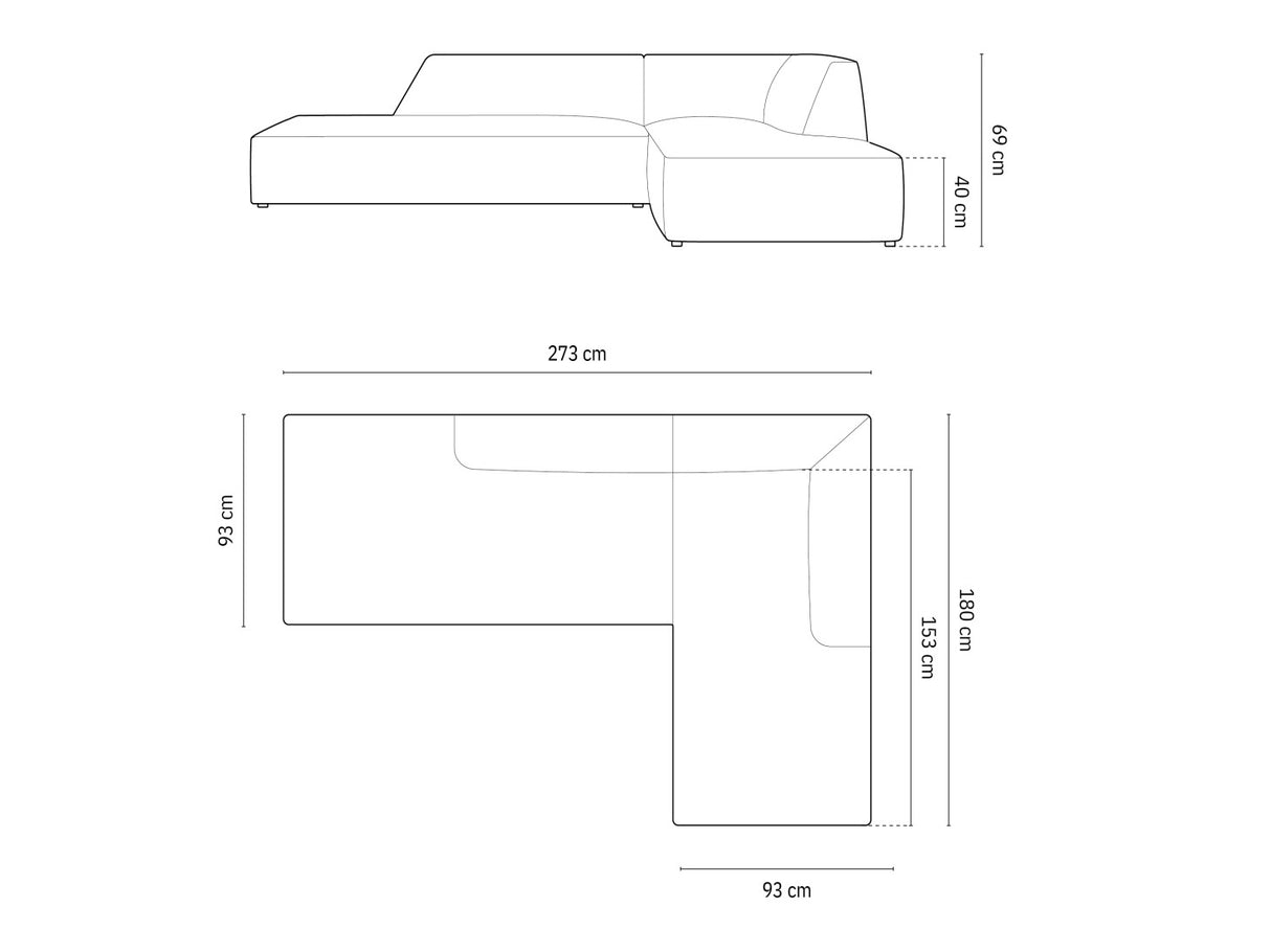 Stūra dīvāns 598395