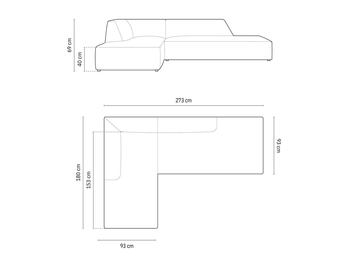 Stūra dīvāns 598395