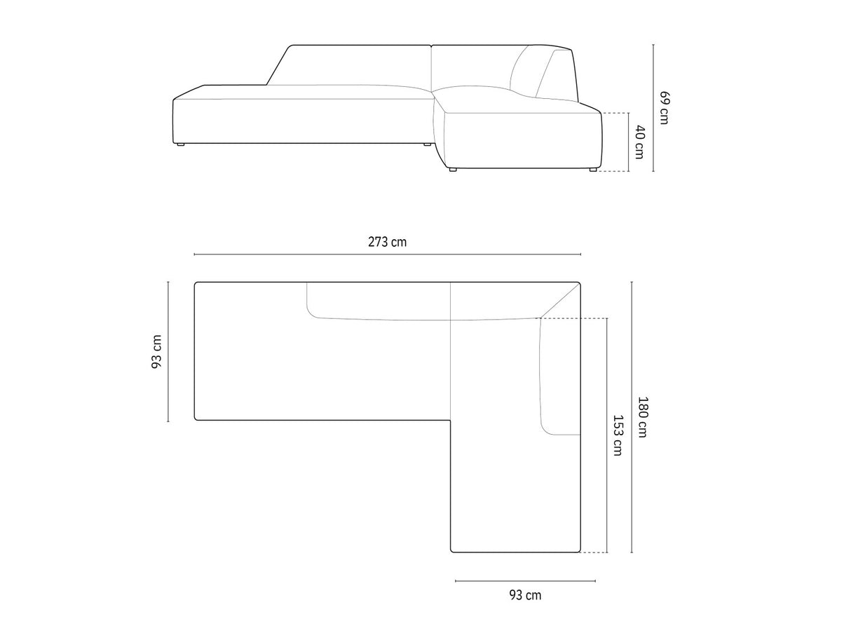 Stūra dīvāns 598395