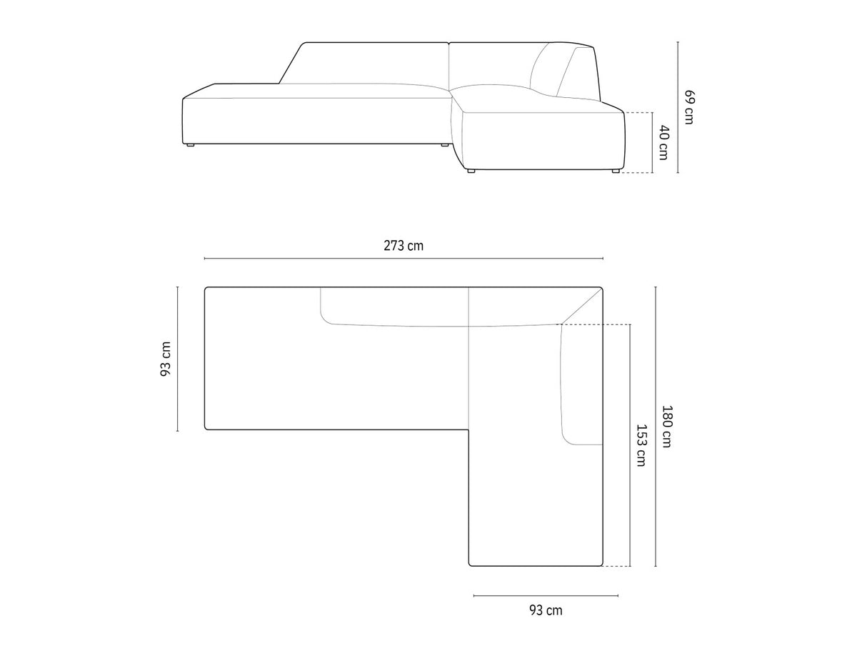 Stūra dīvāns 598395