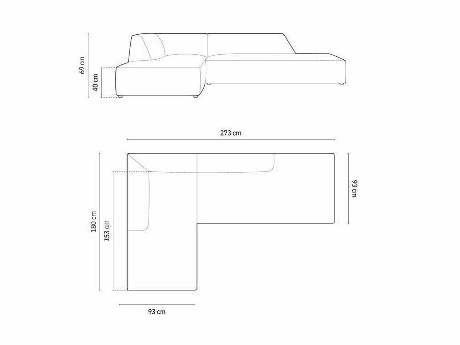 Stūra dīvāns 598395