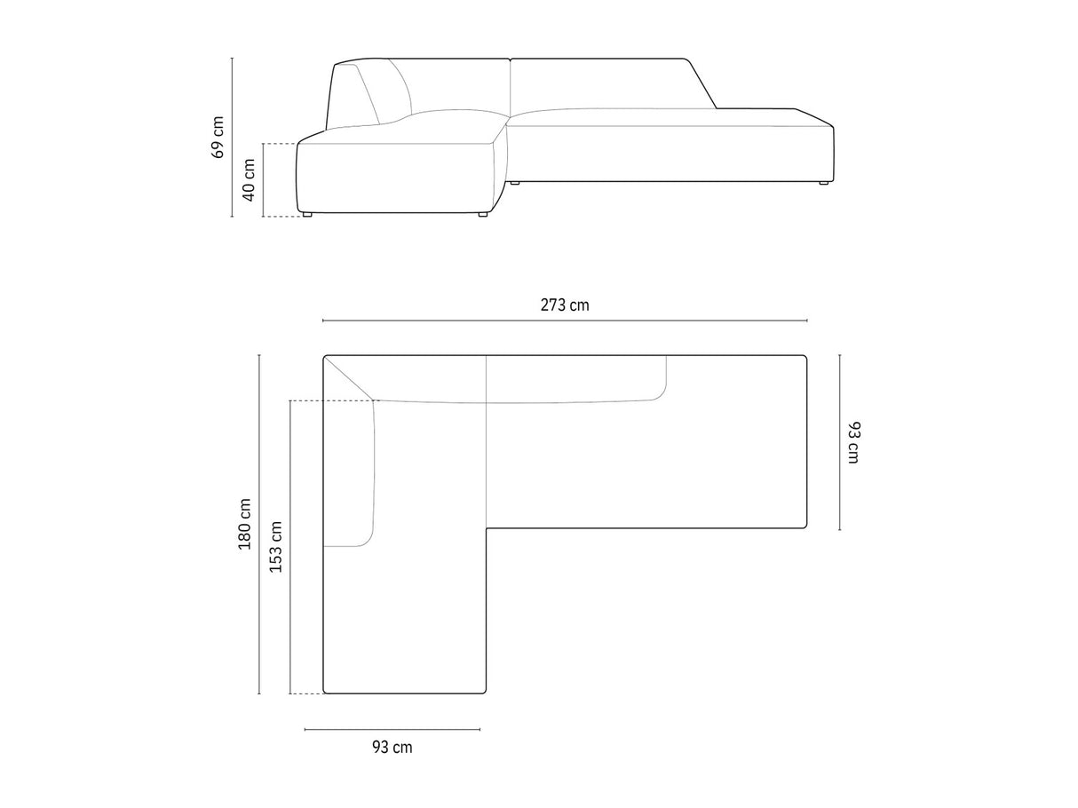 Stūra dīvāns 598395