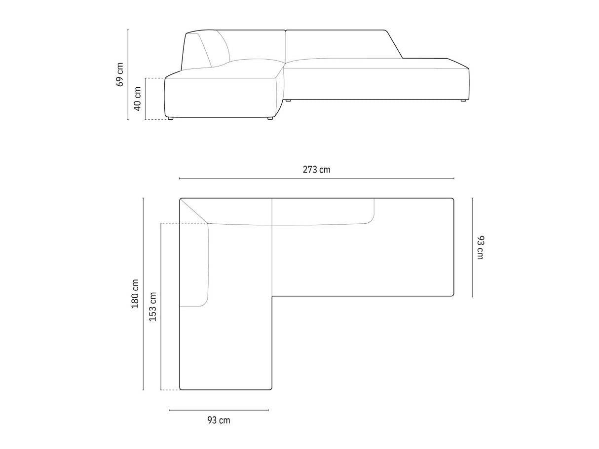 Stūra dīvāns 598395
