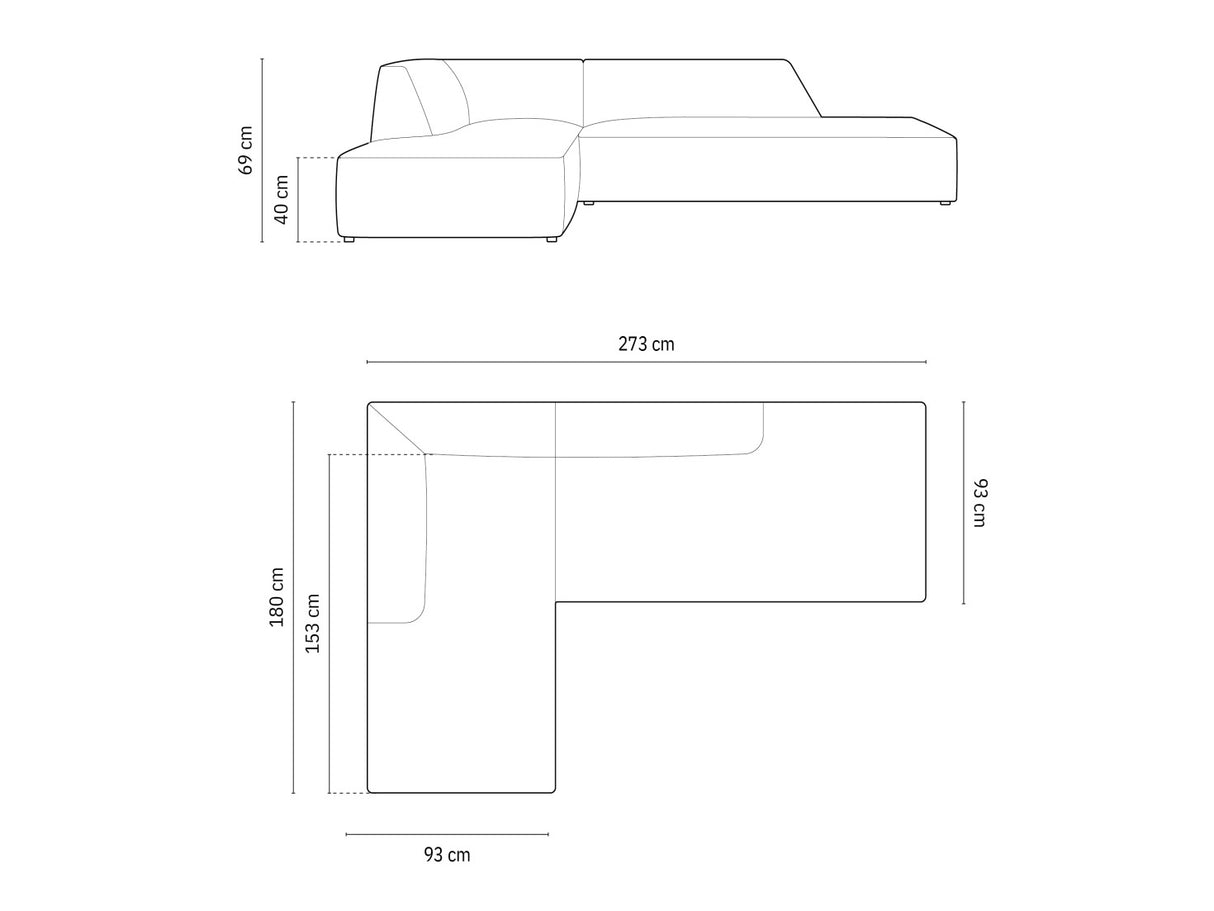 Stūra dīvāns 598395