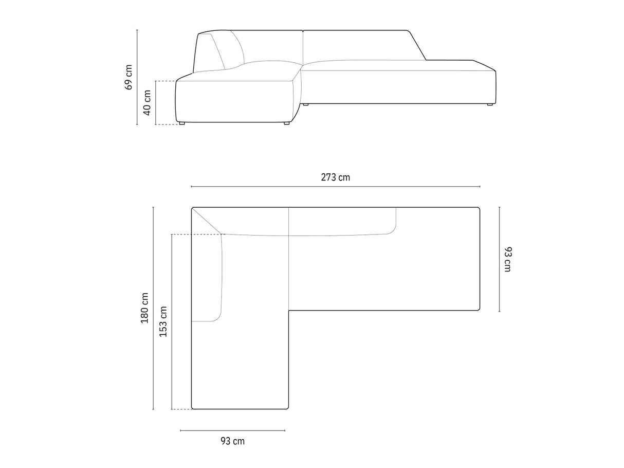 Stūra dīvāns 598395