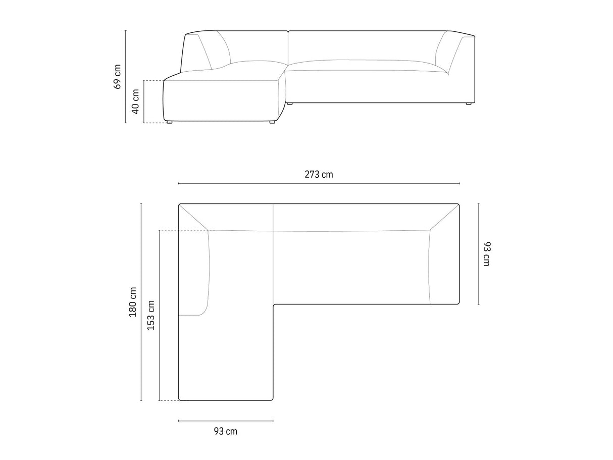 Stūra dīvāns 598515