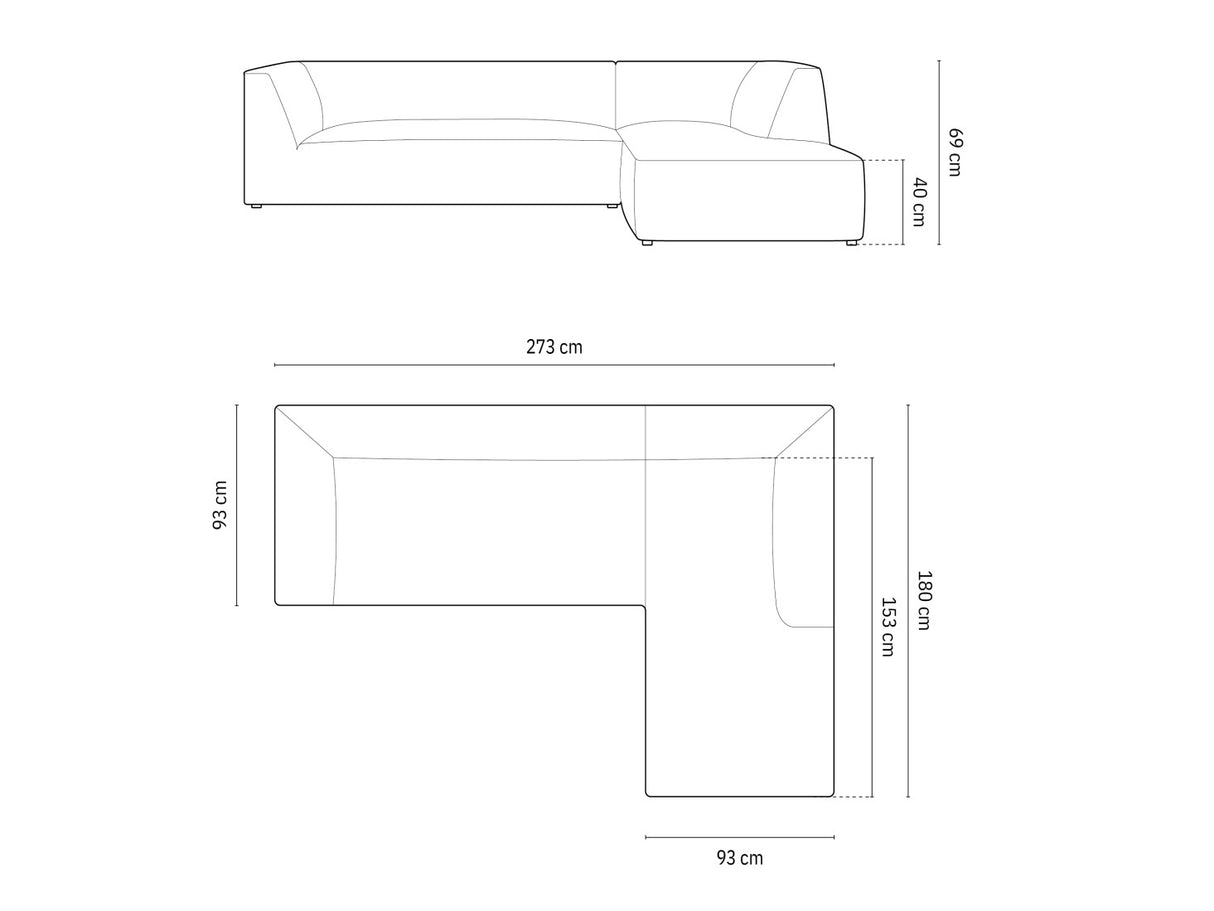 Stūra dīvāns 598515