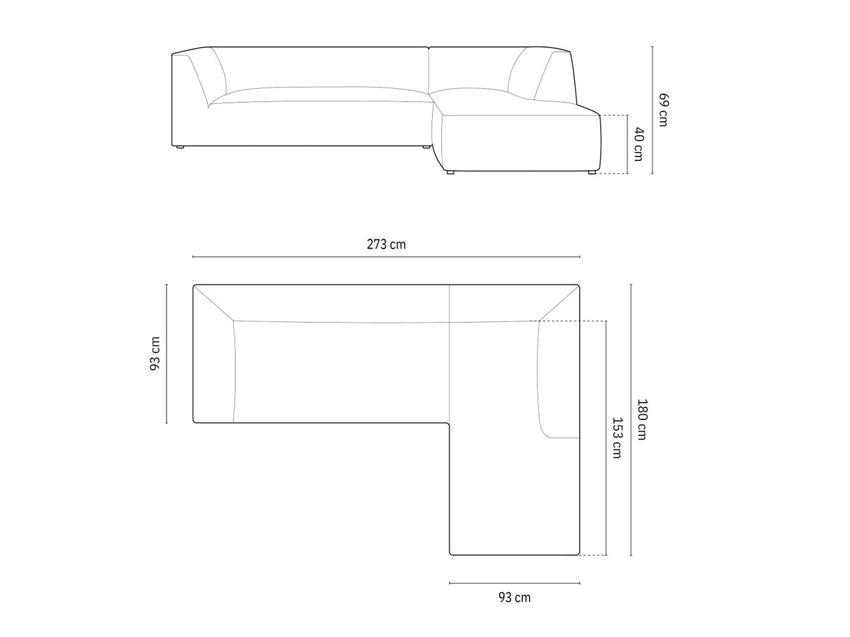Stūra dīvāns 598515