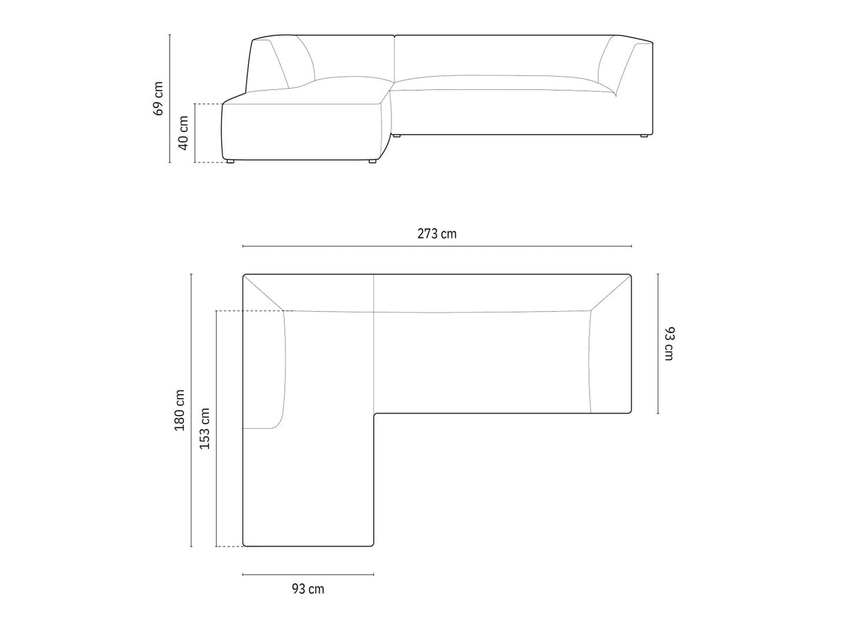 Stūra dīvāns 598515