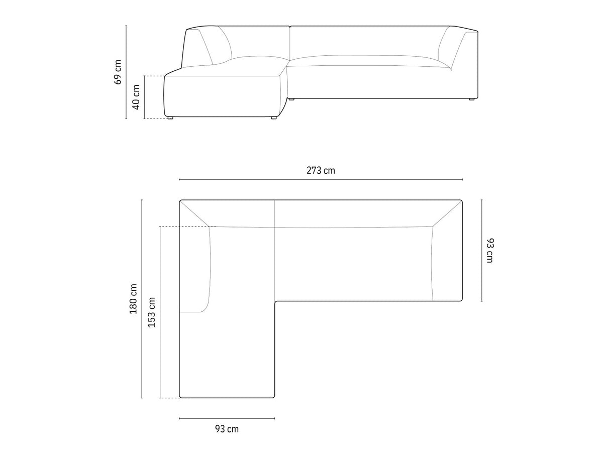 Stūra dīvāns 598515