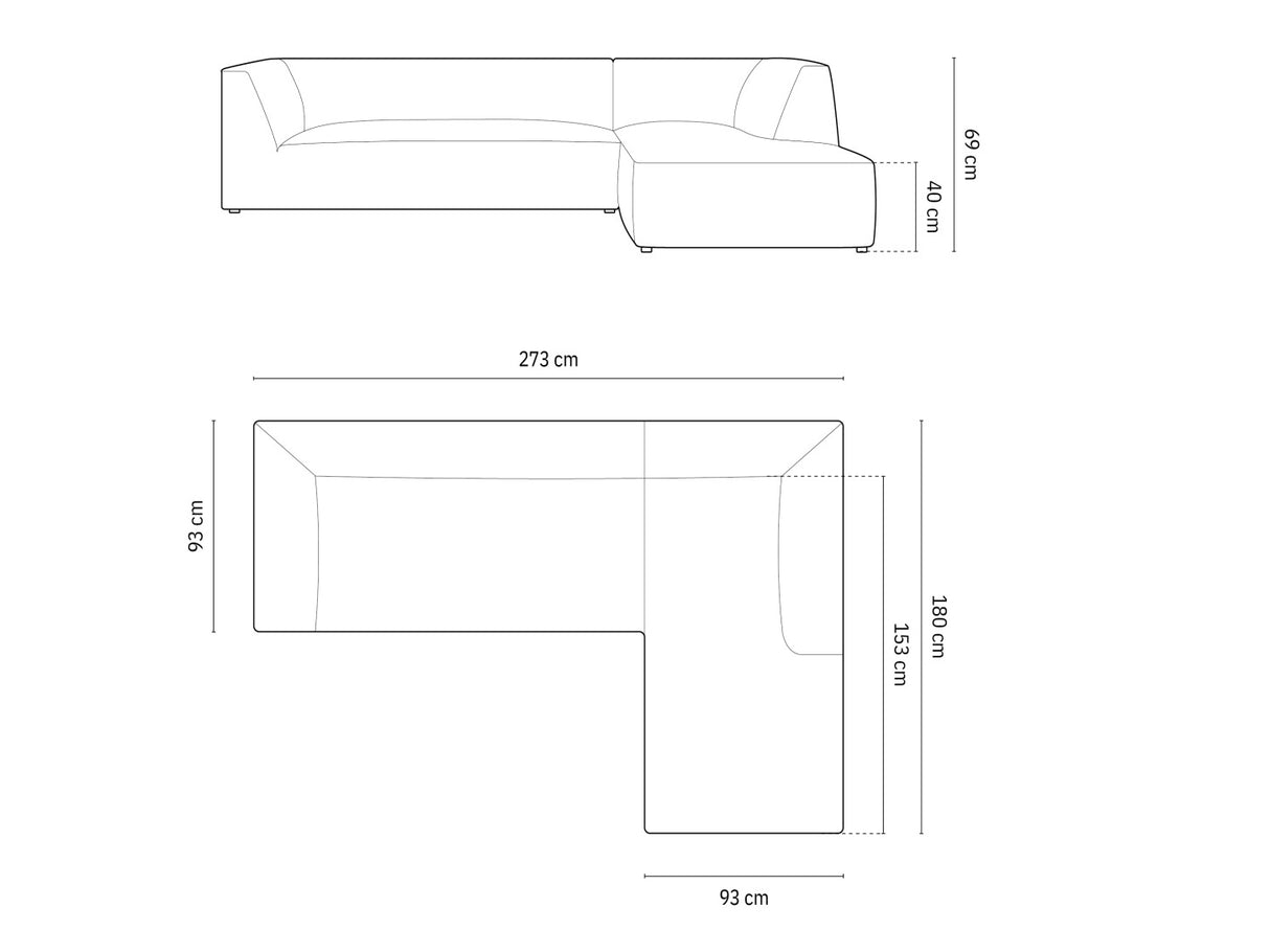 Stūra dīvāns 598515