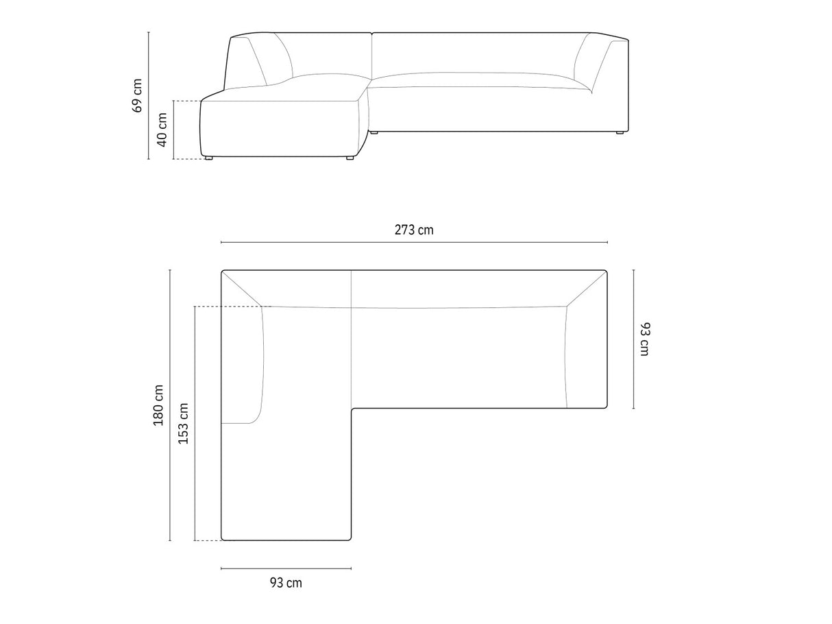 Stūra dīvāns 598515