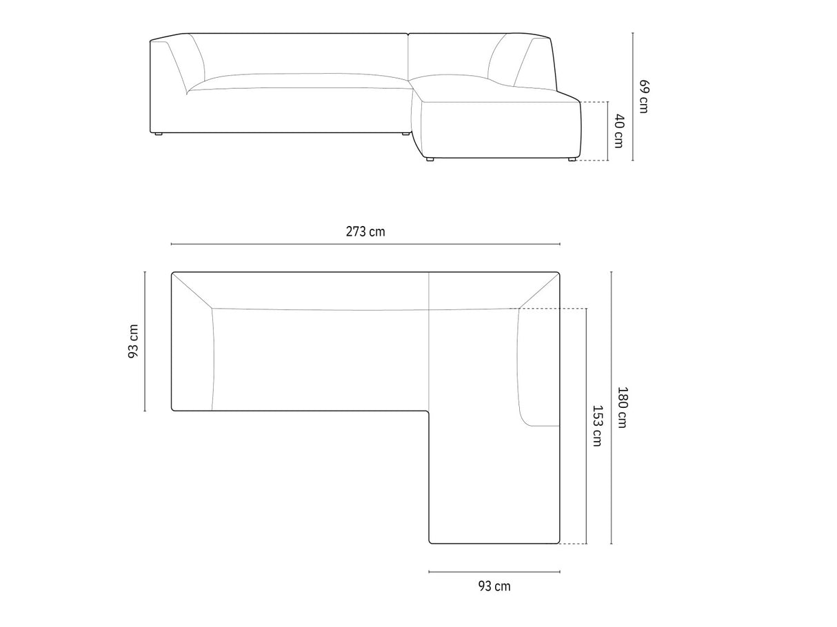 Stūra dīvāns 598515