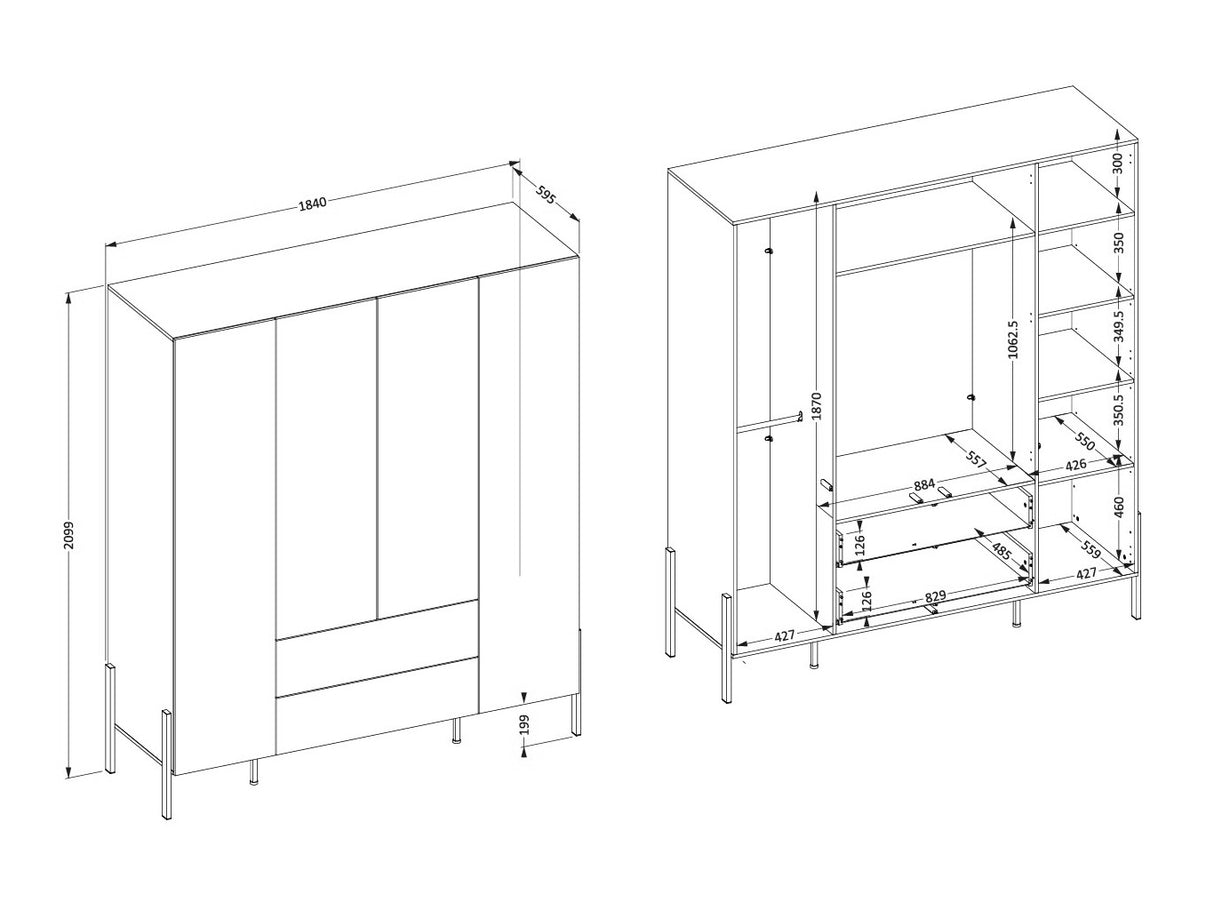 Guļamistabas komplekts 599261