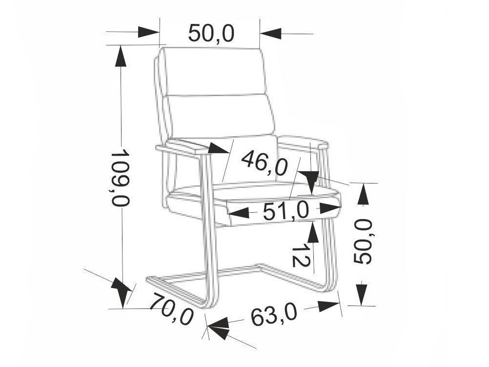Biroja krēsls 599460