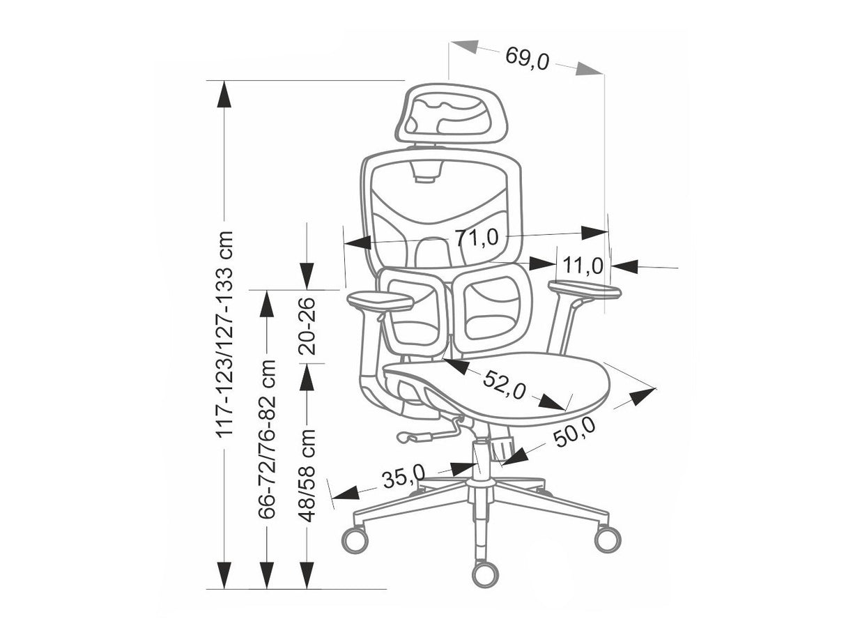 Biroja krēsls 599538