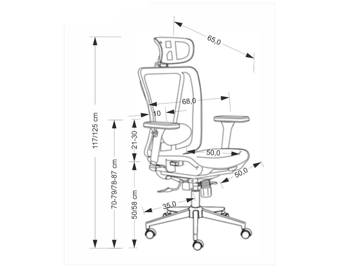 Biroja krēsls 599545