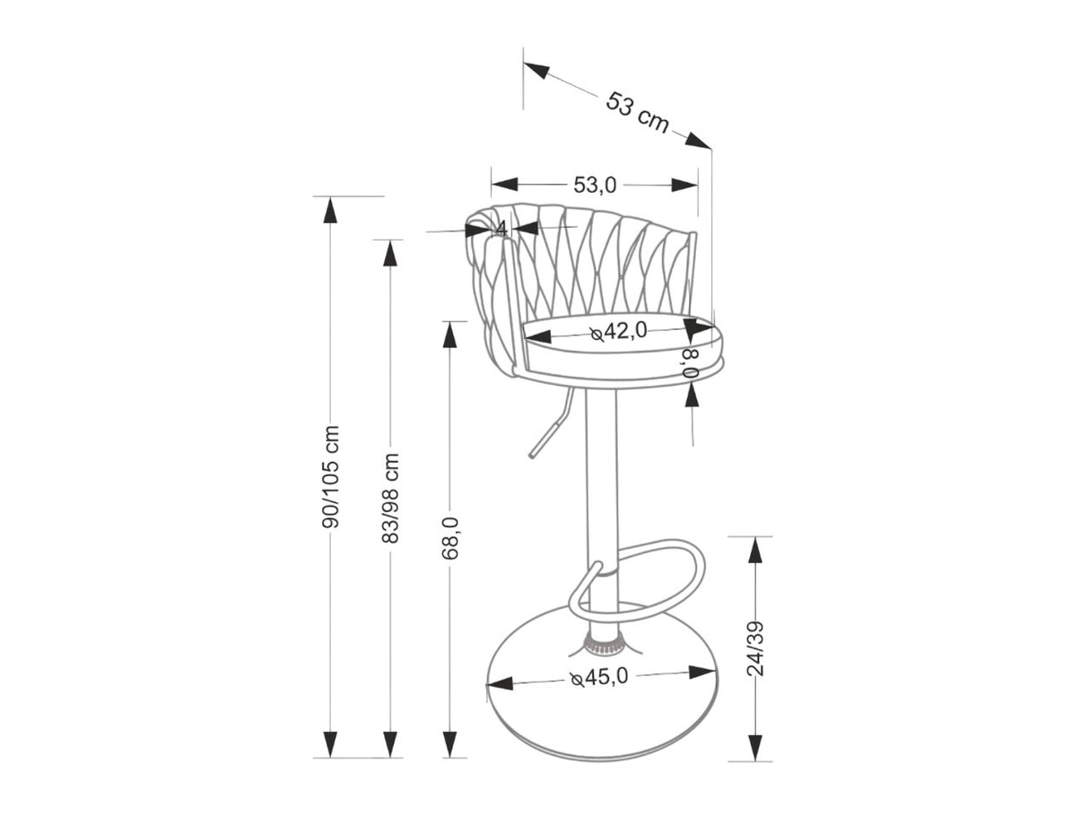 Bāra krēsls 599554
