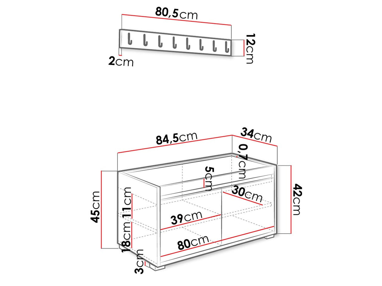 Priekšnama komplekts 301602