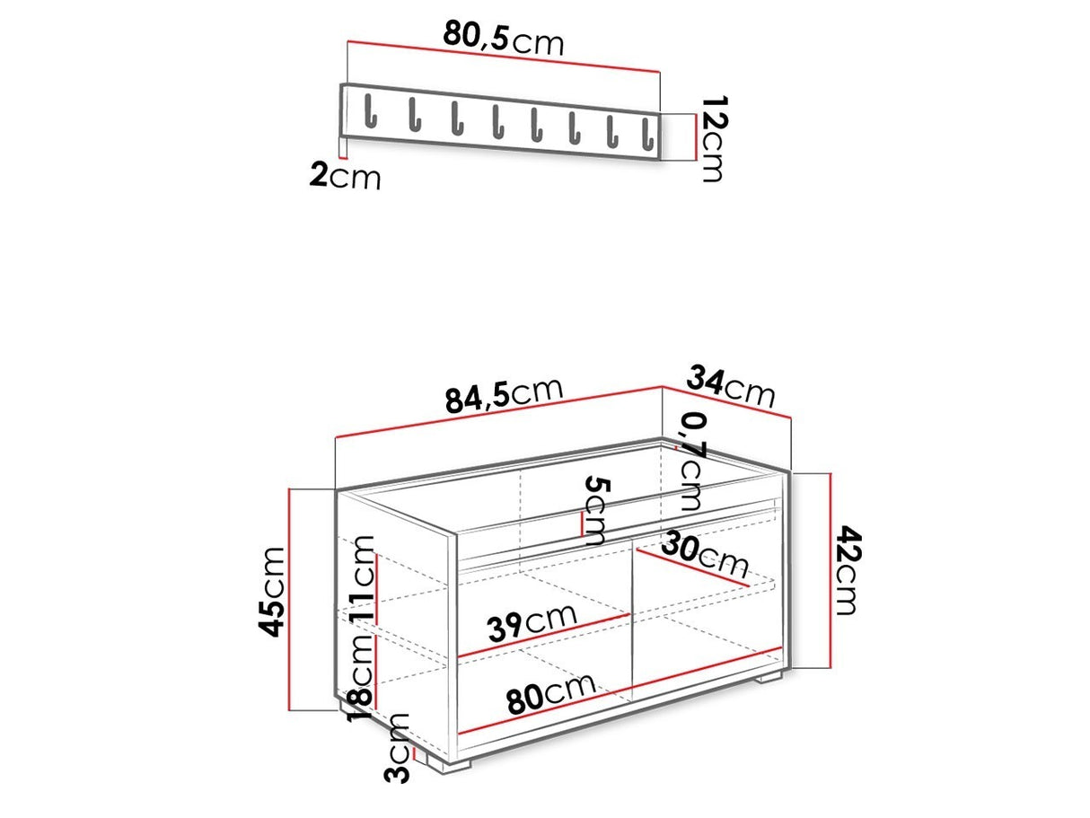 Priekšnama komplekts 301602