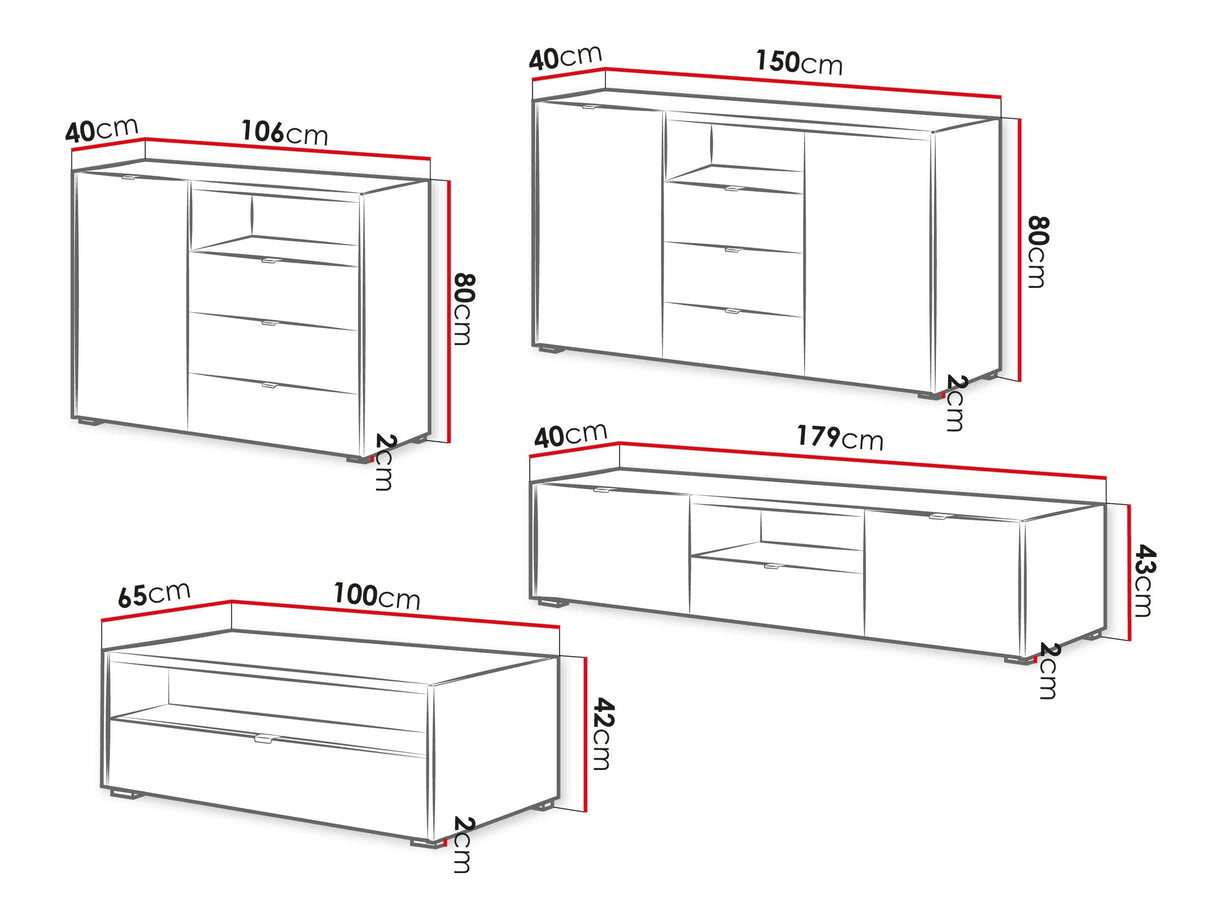 Viesistabas komplekts 600057