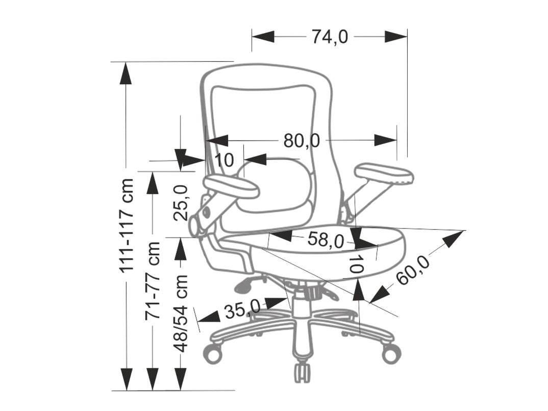 Biroja krēsls 601663
