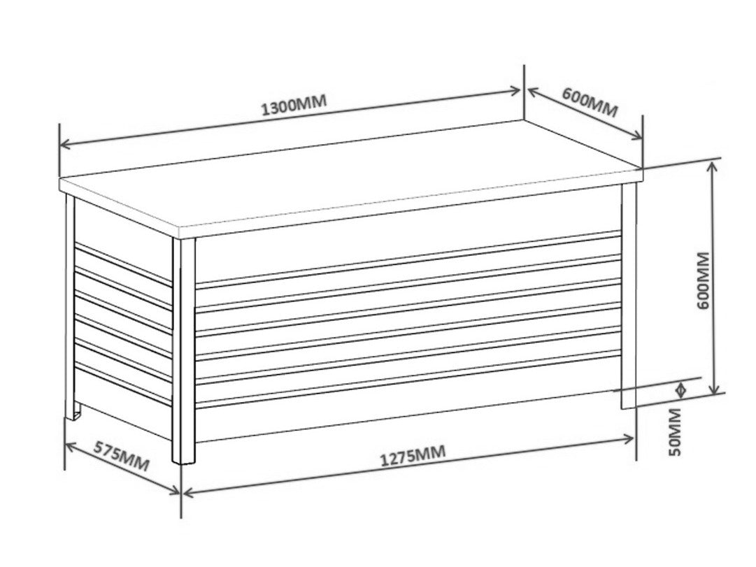 Dārza uzglabāšanas kaste 601975