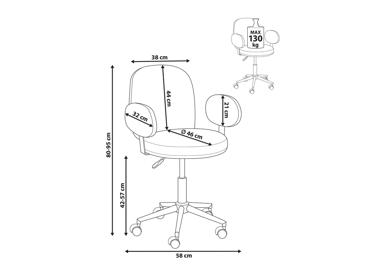 Biroja krēsls 602299
