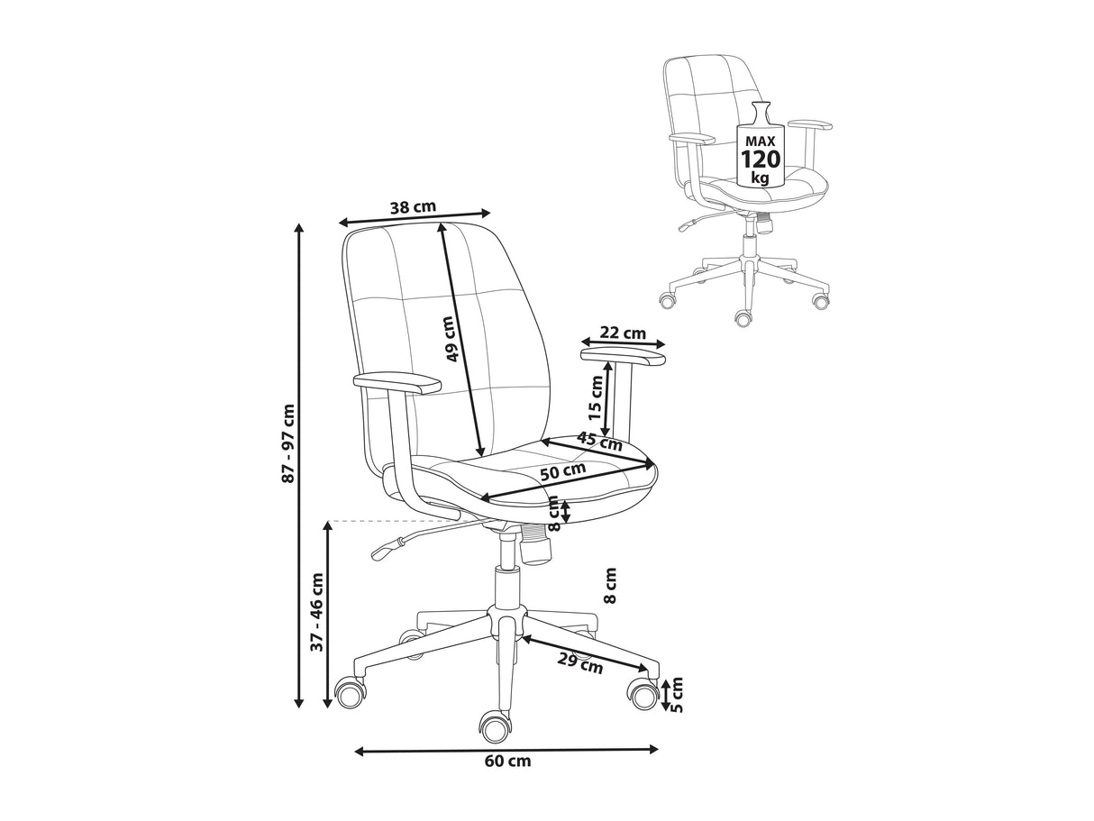 Biroja krēsls 602408